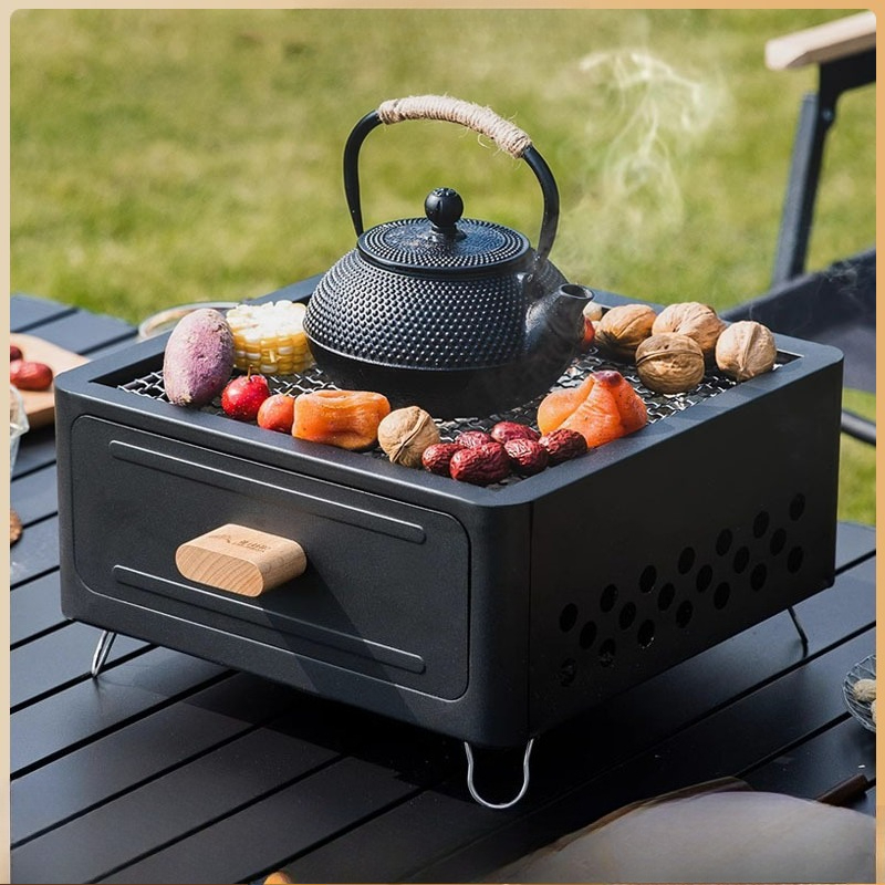 Outdoor Furniture Easy To Clean - Портативный угольный гриль для барбекю с