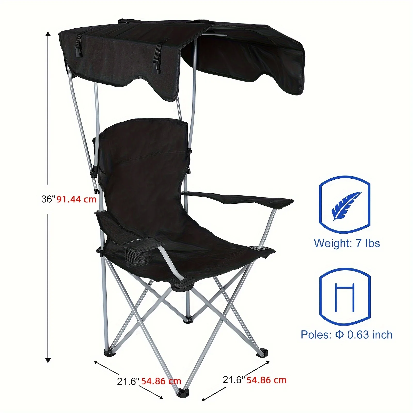 Outdoor Furniture Diy Plans - Стул с навесом и солнцезащитным козырьком