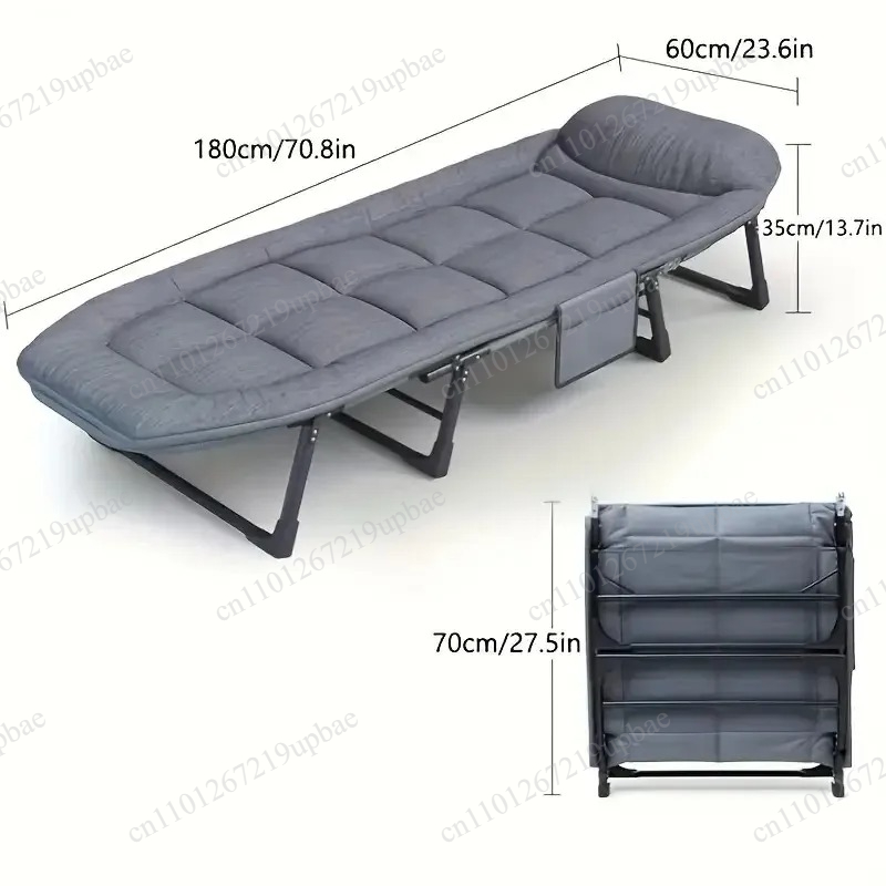 Outdoor Furniture Heavy - Портативная складная кровать-раскладушка для кемпинга, усиленная,