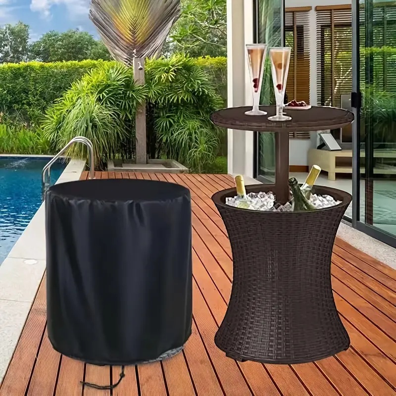 Outdoor Furniture Patio - Тканый чехол для уличного стола, Чехол
