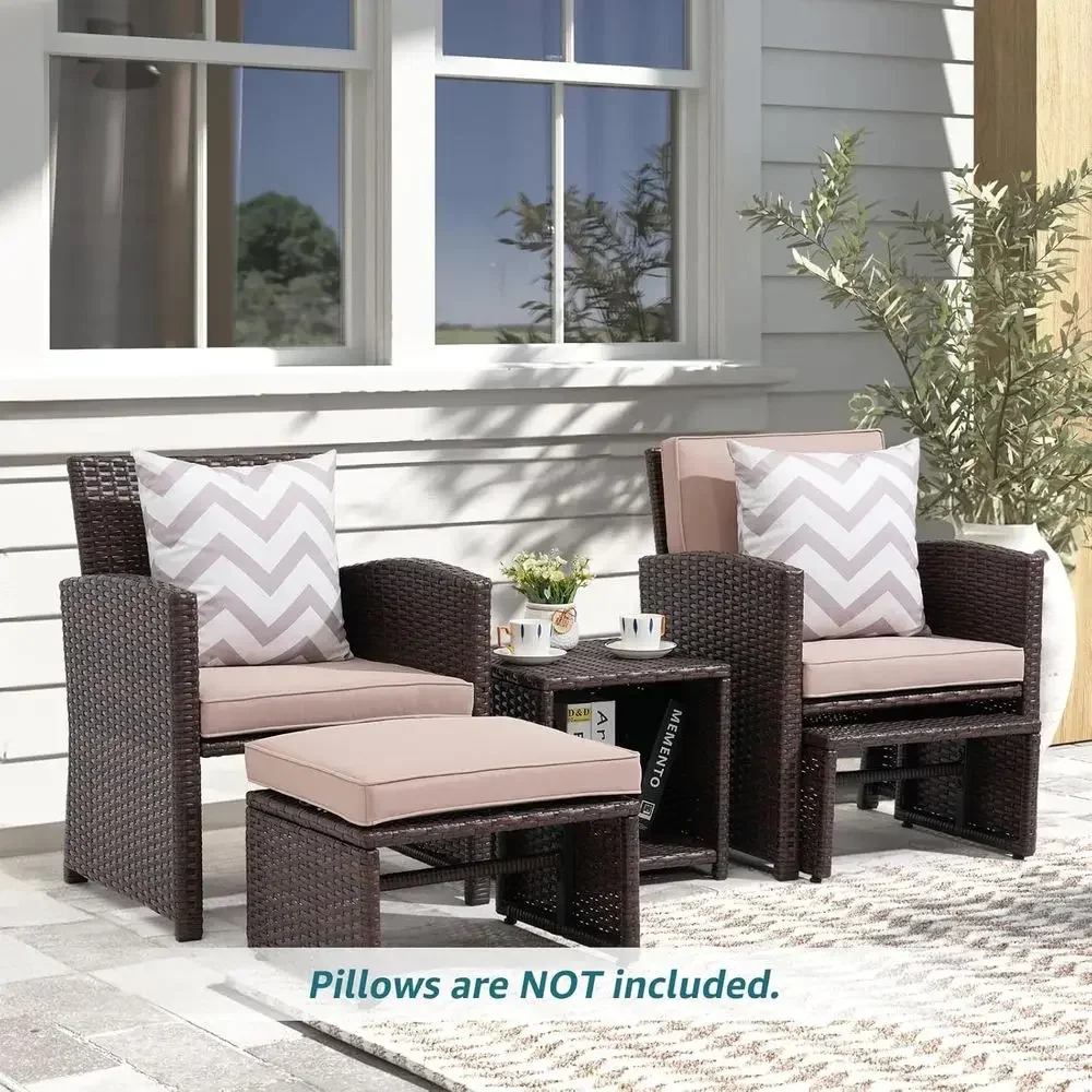 Комплект садовой мебели из 5 п – обзор и цена Outdoor Furniture With Storage For Cushions