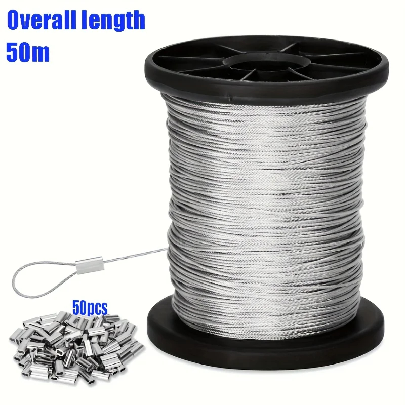 Трос из нержавеющей стали 50 м – обзор и цена Outdoor Furniture Rope