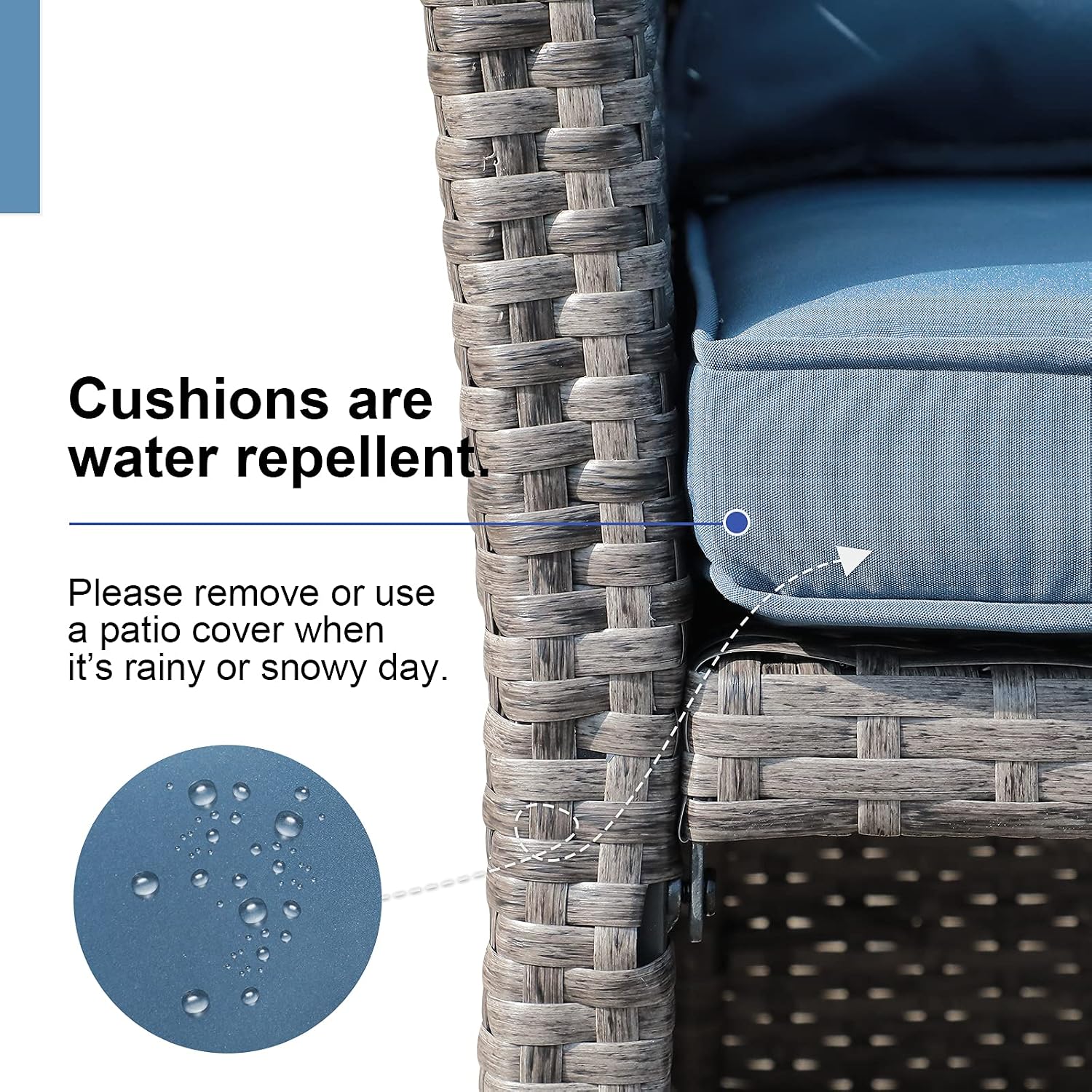 Плетеный двухместный диван для – обзор и цена Outdoor Furniture With Storage For Cushions