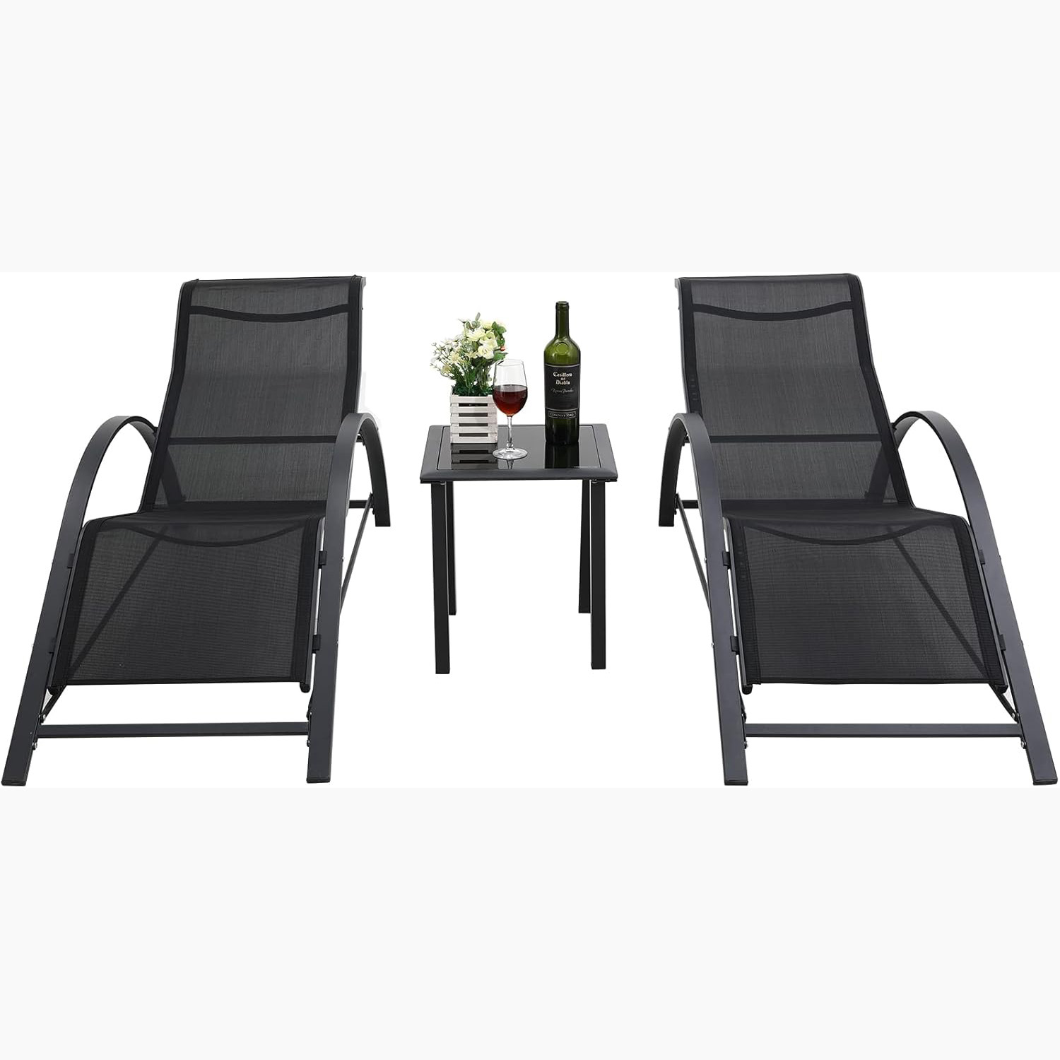 Комплект из 3 шезлонгов для па – обзор и цена Deck Chair Lounger