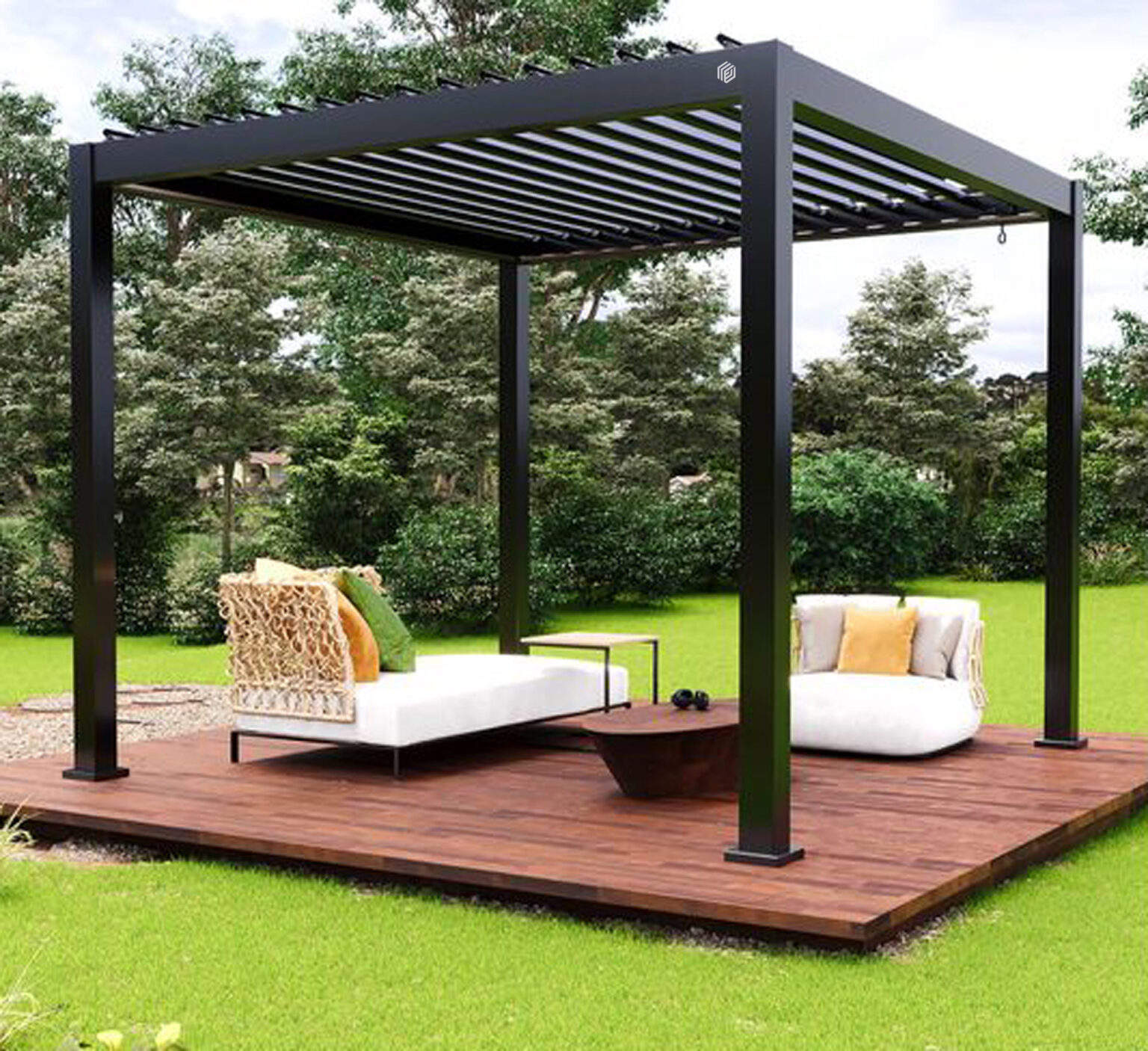 Модная алюминиевая беседка-пер – обзор и цена Outdoor Furniture Ideas