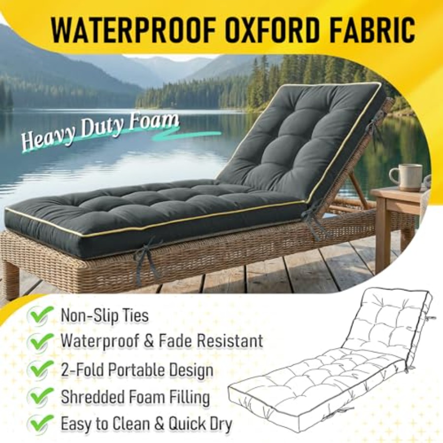 Подушка для складного шезлонга – обзор и цена Deck Chair Lounger