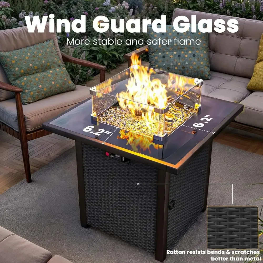 Комплект уличной мебели для па – обзор и цена Outdoor Furniture With Fire Pit Table