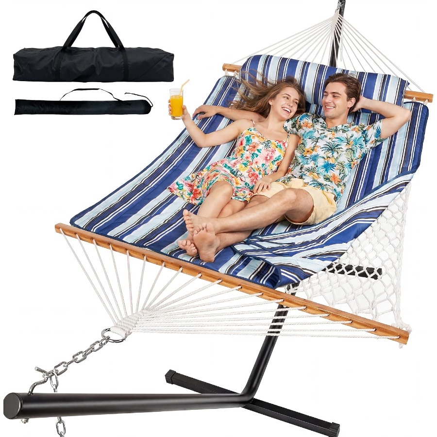Двухместный гамак с подставкой – обзор и цена Hammock With Stand