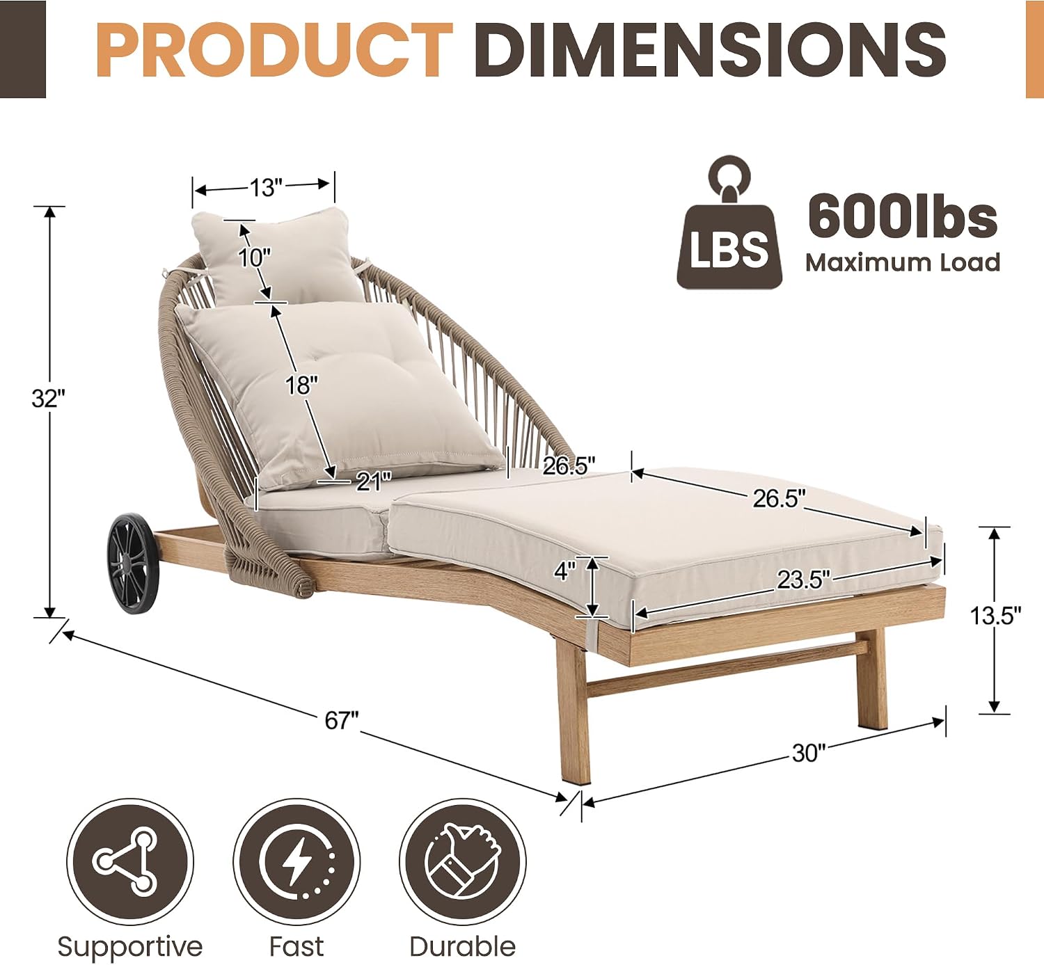Уличные шезлонги, современная  – обзор и цена Deck Chair Lounger